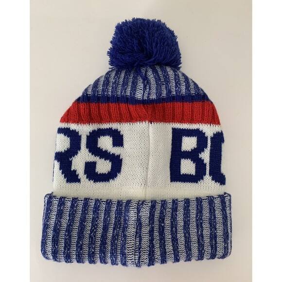 New York Rockland Boulders Knitted Winter Hat With Blue Pom Pom Frontier League - Picture 5 of 12
